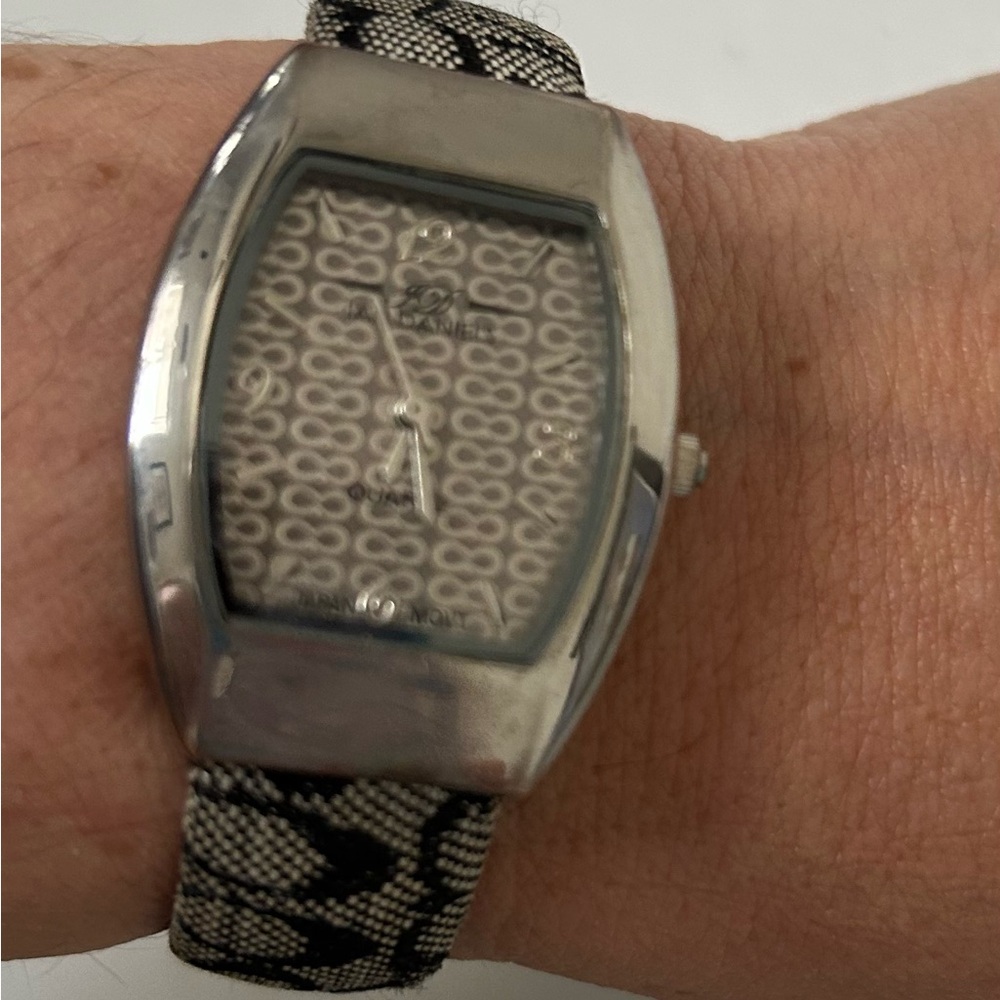 Coach Silver and Black Women's Watch